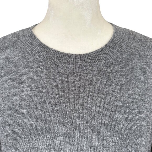 LOFT gray long sleeve crew neck pullover stretchy soft sweater women's size XS - Picture 5 of 8